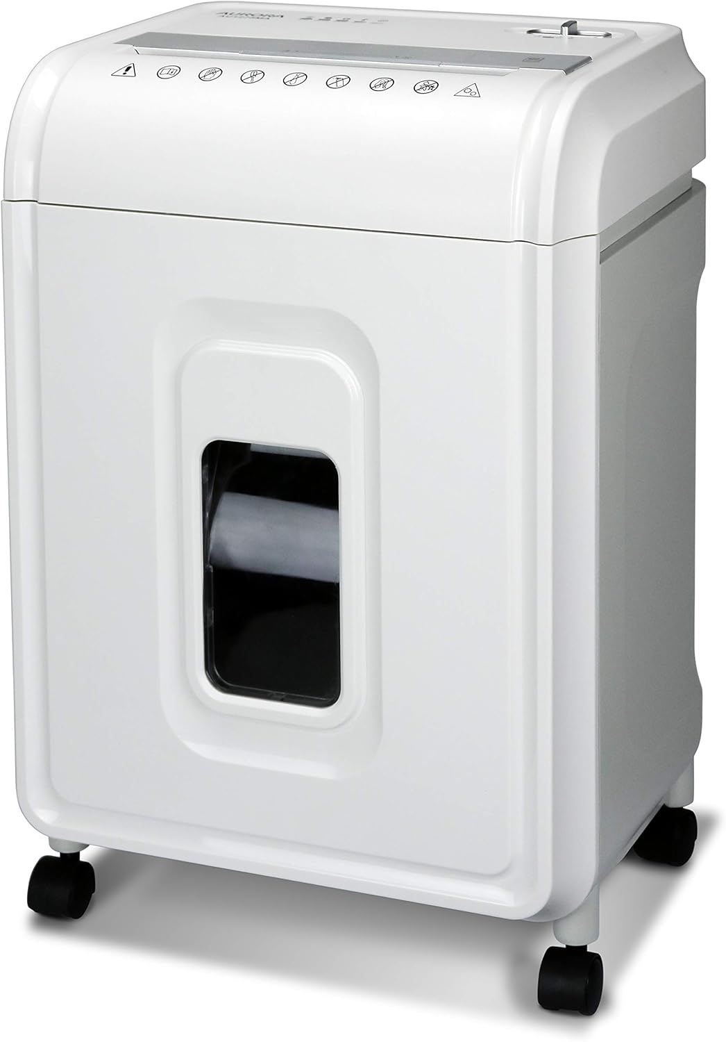 12-Sheet Micro-Cut Paper Shredder, White/Gray I347995