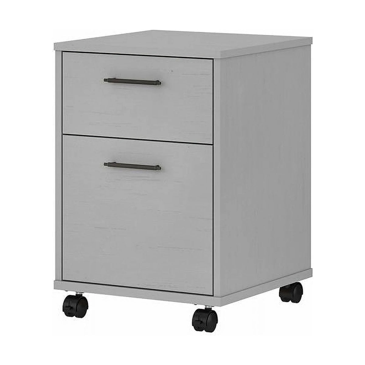 2 Drawers Farmhouse Wood Mobile File Cabinet F120215