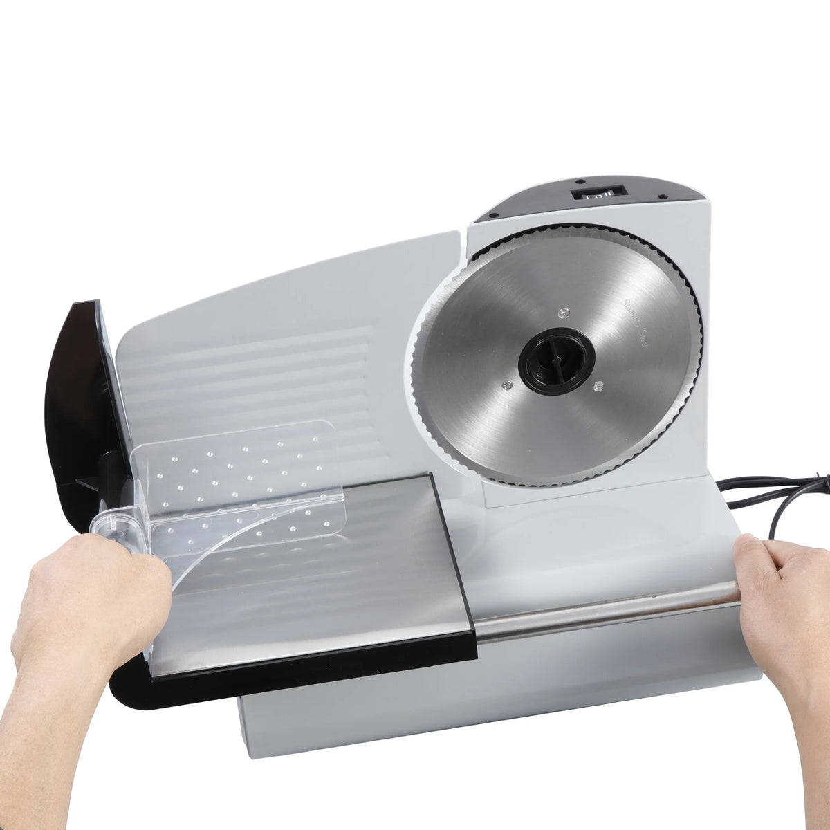 150W Electric Meat Slicer with 7.5'' Stainless Steel Blade D21628