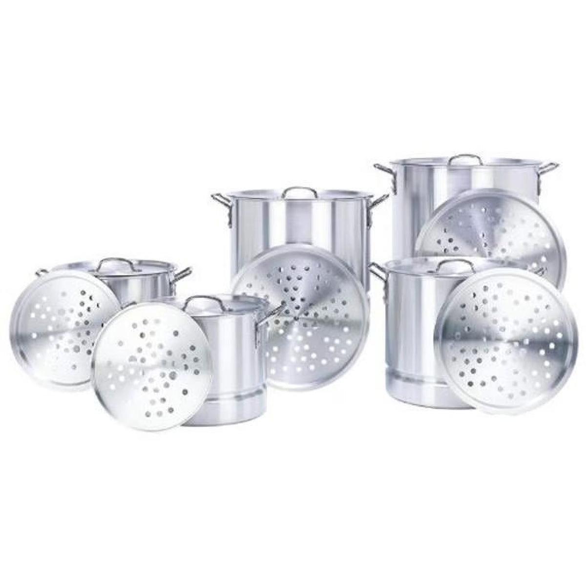 15 Piece Aluminum Steamer Stockpot Set O962751