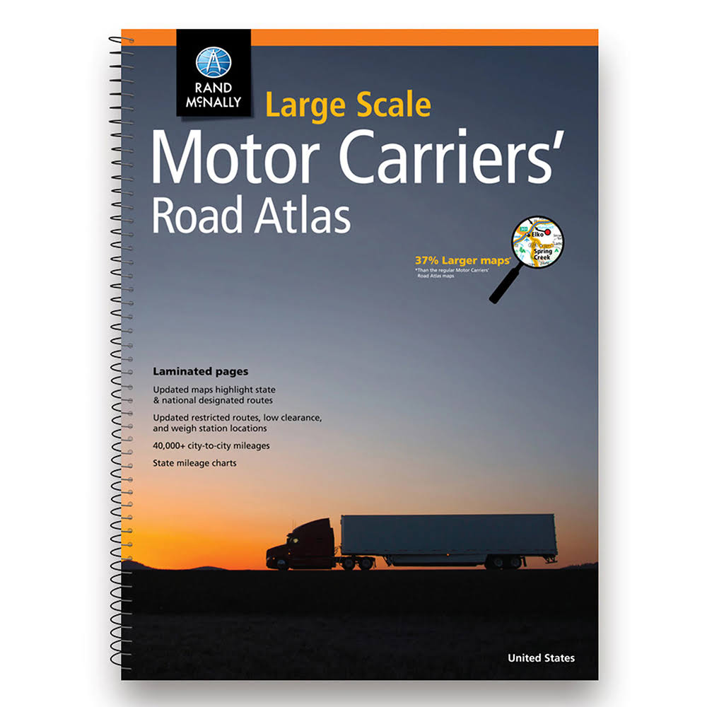 2019 Large Scale Motor Carriers Road Atlas W770960