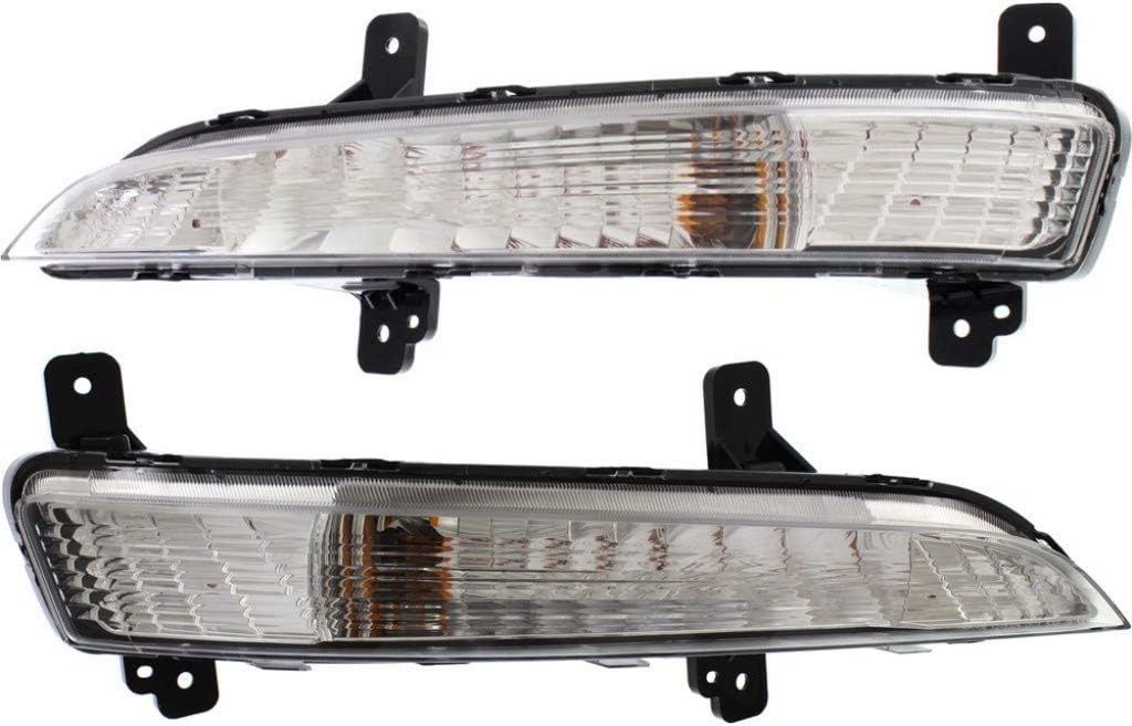 Turn Signal Light for Chevy Traverse 2013-2017 Driver and Passenger Side Pair Clear Lens O185
