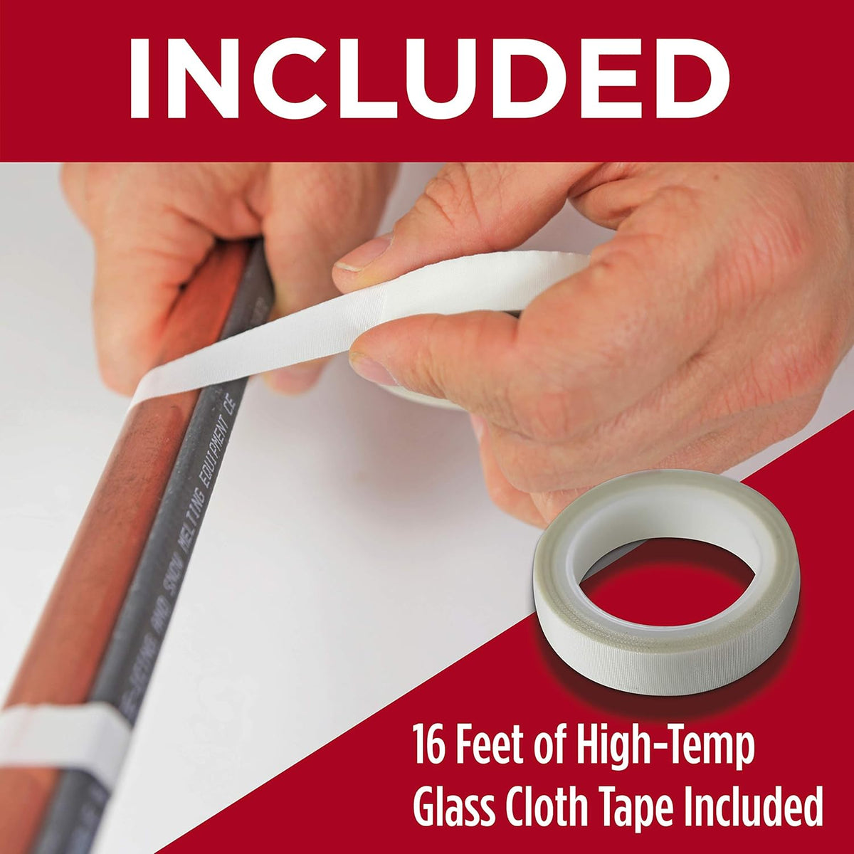 150 ft Self-Regulating 120 Volt Heat Cable with Thermostat Q8200