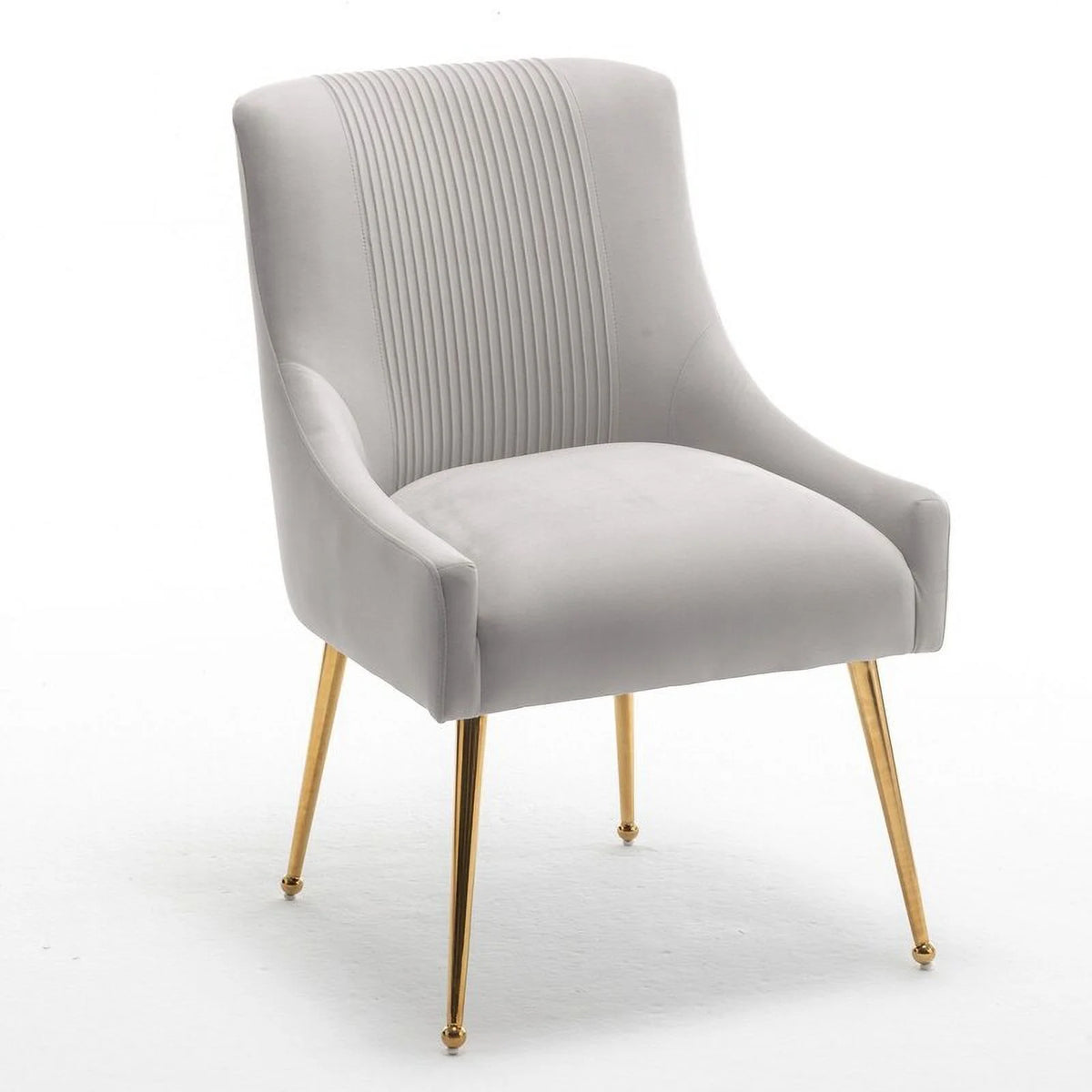 Grey Velvet Dining Chair Set of 6 H449956