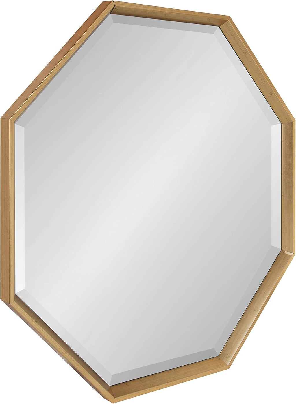 Large Octagon Frame Wall Mirror, 31.5 x 31.5, White Q1356